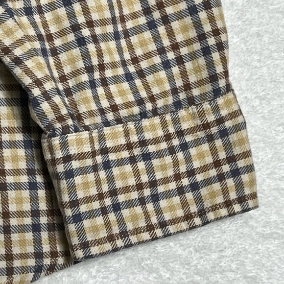 Field & Stream Plaid 100% Cotton Flannel Shirt Men’s L Multi Button Up Pocket - Picture 13 of 17